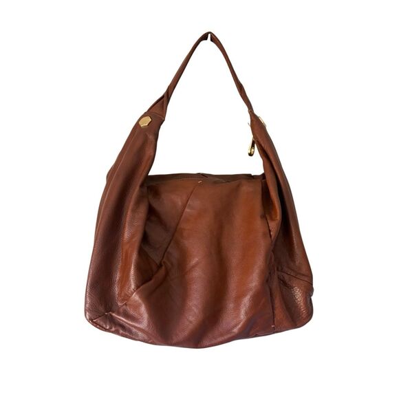 Mark by Marc Jacobs Patchwork Leather Hobo Tote Shoulder Bag Brown - Picture 2 of 16